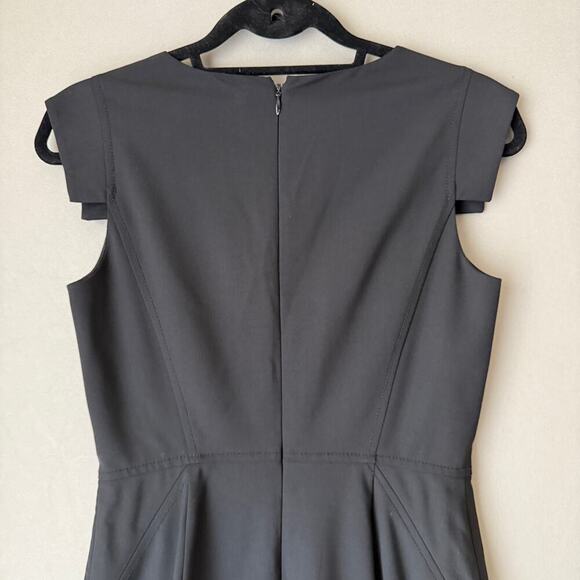 J.Crew sz S Black work career formal sheath knee length Dress - Picture 3 of 9